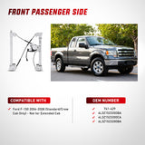 2004 2005 2006 2007 2008 Ford F150 Standard/Crew Cab Front Passenger Side Power Window Regulator
