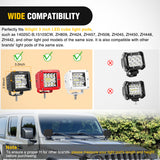 light cover 2Pcs 3 inch Cube Light Pod Cover