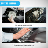 Nilight AC Heater Blower Motor Fan Assembly Fit for Toyota Corolla 2009-2018(Only for AUTO A/C), Prius 2010-2015, Prius V 2012-2017 (for 3 Prong Connect Only) Replace#87103-02210 700249