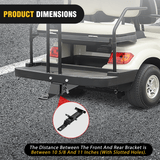 Universal Golf Cart Trailer Hitch w/2Inch Receiver Golf Cart Nilight
