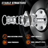 Motor Vehicle Parts Front Wheel Bearing Hubs for Dodge Ram 1500 2012 2013 2014 2015 2017 2018 Classic 2019, Wheel Bearing and Hubs Assembly Set Replacement with 5-Lug and ABS, OEM 515151