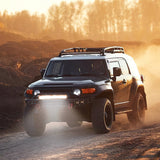 Nilight 20 Inch 420W Spot Flood Combo Orange Case Led Light Bar