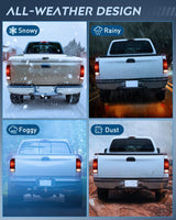 Taillight Assembly 1997 1998 1999 2000 2001 2002 2003 Ford F1501997 1998 1999 Light Duty 1999 2000 2001 2002 2003 2004 2005 2006 2007 Ford Super Duty Tail light Assembly Dark Red Rear Lamp Replacement OE Style Driver Passenger Side