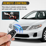Remote Battery Disconnect Switch 12V 250A Car Anti-Theft Kill Switches Upgrade Prevent Power Drain with Wireless Remote Control Relay Fobs for Auto Truck RV Boat