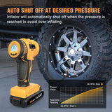 Nilight Cordless Tire Inflator 20V Rechargeable Air Compressor with Digital Gauge 150PSI Includes 12V Adapter