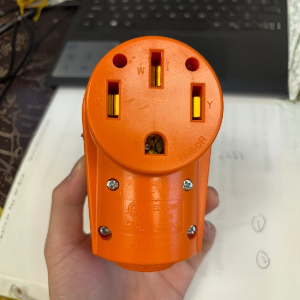 RV Parts 50Amp RV Replacement Female Plug (25% OFF Final Checkout)