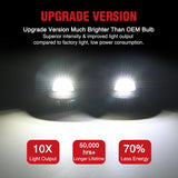 License Plate Lights Compatible with 1997 1998 1999 2010 2011 Dodge Dakota 2006-2009 Mitsubishi Raider with Black Housing 6000K White 2PCS Pack