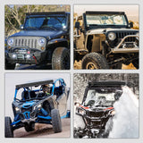 light cover LED Light Bar Cover 52 Inches Black Nylon Protective Sleeve Universal Fit Straight and Curved Bar Waterproof Dustproof Scratch-Proof Light Cover for Driving Off Road Lights