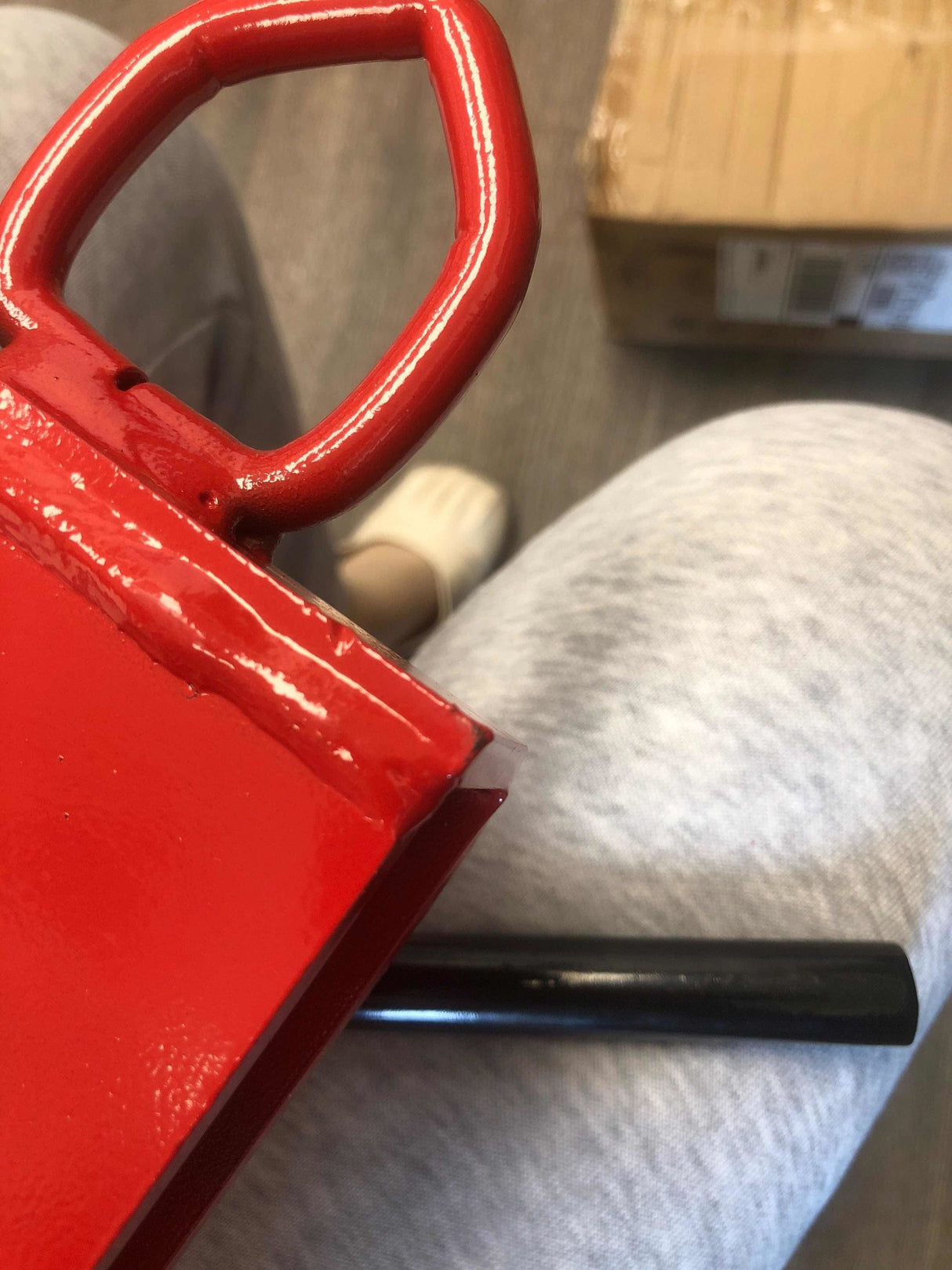 Forklift Trailer Hitch Attachment Fits 2 Inch Receiver Red