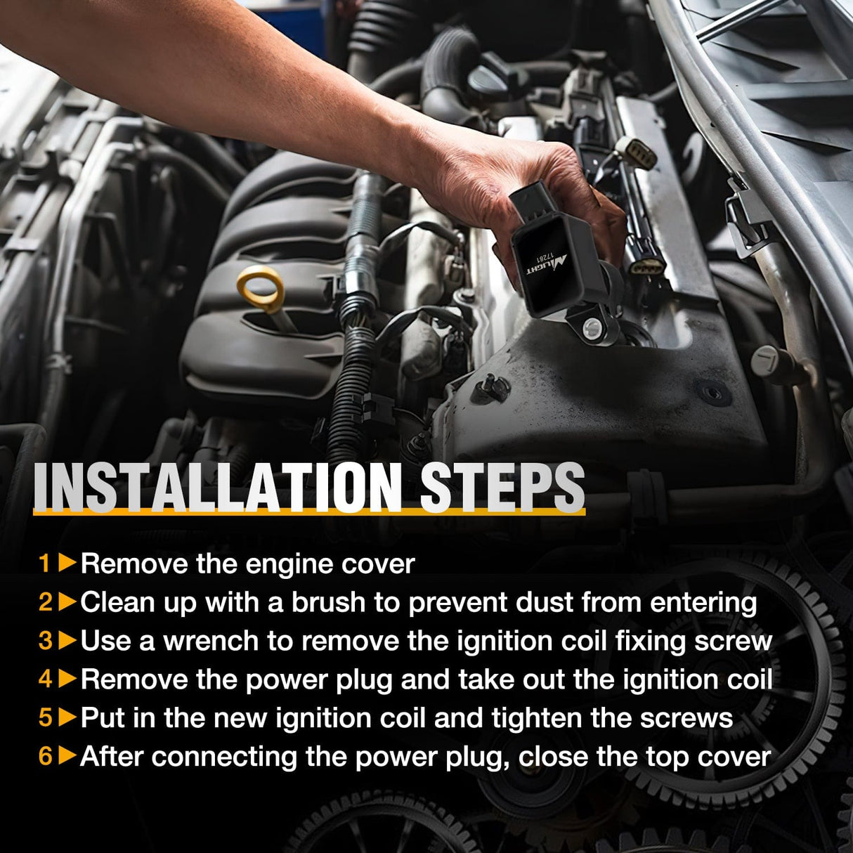 ignition coil pack 4pcs Ignition Coil Packs Fit UF651 for Hyundai KIA 2011 2012 2013 2014 2015 2016 2017 2018 2019 2020 Tucson Elantra Soul FORTE 1.8 2.0L OE# 5C1861 C1804 1788511 273002E000