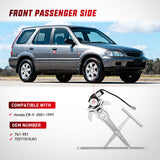 741-951 Front Right Window Regulator with Motor, Compatible with 1997 1998 1999 2000 2001 Honda CR-V, Power Window Lift Motor Assembly, Passenger Side, OE Replacement