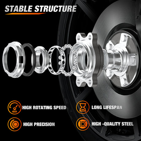 Nilight Front Wheel Hub Bearing Assembly for Nissan Altima 2007-2013 2014 2015 2016 2017 2018, Murano 2009-2018, Maxima 2009-2019, Pathfinder 2013-2019, Infiniti QX60 2013-2017, OEM 513296