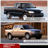 4 Pin Trailer Wiring Harness 55359 Vehicle Side Custom for 1998 1999 2000 2001 2002 2003 2004 Chevrolet S10 GMC Sonoma Isuzu Hombre Trailer Light Harness Tow Hitch Wiring