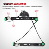 Nilight 740-485 Front Passenger Side Power Window Regulator,Compatible with BMW E46 323i 325i 325xi 328i 330i 330xi 1999 2000 2001 2002 2003 2004 2005