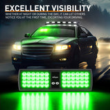 led strobe light 48 LED Green Emergency Warning Strobe Lights