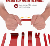 8 Pcs Auto Trim Removal Tool Set Red Nilight