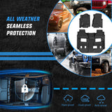 TPE Floor Mats for Chevy Chevrolet Suburban GMC Yukon XL Bucket Seats 2015 2016 2017 2018 2019 2020 All Weather Custom Fit Heavy Duty Floor Liners