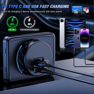 12V 24V PD Type C USB Charger 3A Car Outlet Nilight