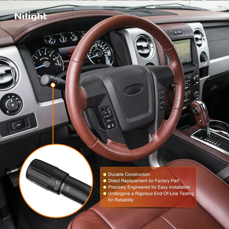 Turn Signal Switch Compatible with 2009 2010 Ford F150 Wiper Washer Headlight Dimmer Multifunction Combination Lever Switches