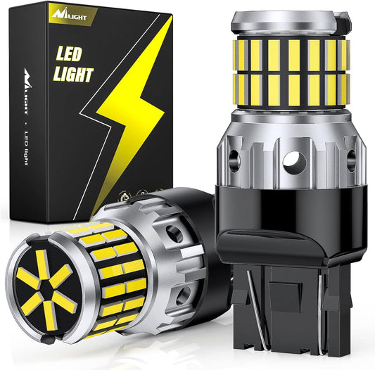 LED Headlight 7440 7441 7443 T20 992 W21W 6500k Xenon White LED Bulbs (Pairs)