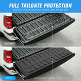 Tailgate Mat for Ram 1500 2019-2026 Standard Power Release Tailgate (Not Fit Classic Multifunction Full Power) All Weather TPE Anti Slip Truck Tailgate Protector Liner