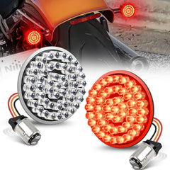 LED Turn Signal Rear Brake Running Lights 1157 Double Contacts Plug and Play For Harley Davidson Dyna Sportster Touring Street Glide Road Glide Road King Iron 883