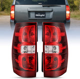 Taillight Assembly Compatible With 2007 2008 2009 2010 2011 2012 2013 2014 Chevy Chevrolet Tahoe Suburban Tail Lights Rear Lamps Replacement Driver and Passenger Side Red