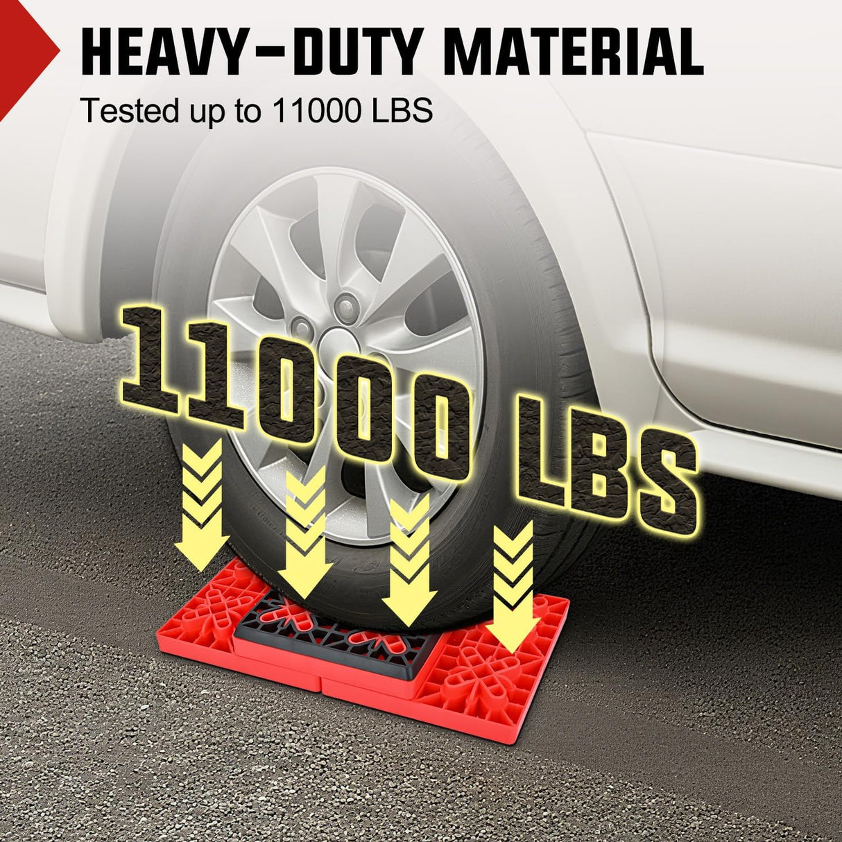RV Leveling Blocks 12 Pack Interlocking Design Stabilizer Block Anti-Slip Rubber Covers Customizable Height with Carrying Bag for Rv Camper Travel Trailer