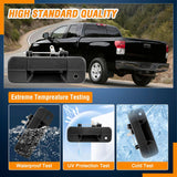 Tailgate Handle Compatible with 2007 08 09 10 11 12 2013 Toyota Tundra Outside Liftgate Latch Tail Gate Car Door Handles with Key Lock Hole Assembly Replaces OEM# 81213, TO1915113, 69090-0C040