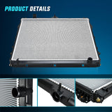 Radiator for Toyota Tundra 2007-2014 2015 2016 2017 2018 2019 2020 V8 5.7L, Sequoia 2008 2009 2010 2011 2012 2013 V8 4.6L, Replace# 13549