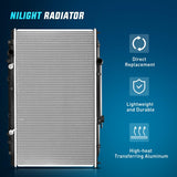 Radiator for Honda Odyssey V6 3.5L 2005 2006 2007 2008 2009 2010 Automatic Transmission, Engine Coolant Radiator Assembly with Transmission Oil Cooler