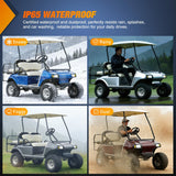 Golf Cart LED Headlights 2PCS 12V Turn Signals Club Car DS | High Brightness Waterproof Plug and Play Running Light Upgrade Easy Installation for 1993-Up Club Car DS Electric Carts