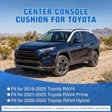 Center Console Cover Fit for Toyota RAV4 2019-2025 Armrest Cushion | Nappa Leather Armrest Cover for Toyota Accessories Waterproof Middle Center Console Pad Anti-Scratch Armrest Box Cover, Black