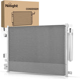 AC Condenser Compatible with Chrysler 300 2005-2010 2012 2014 Dodge Challenger 08-16 Charger 06-09, 12-16 Magnum 05-08 Air Conditioning A/C Condenser w Receiver Drier Replace# 3237, 5137693AA
