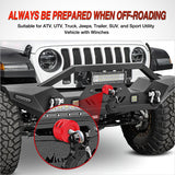 Winch Stopper for ATV UTV Truck SUV Winch Cable Hook Rubber Stopper 2 Pack Protect Towing Hook Synthetic Rope Winch Accessories Rope Line Saver with Stainless Steel Screws Allen Wrenc, Red
