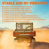 Rear Window Scratch-Resistant Fit For 2017-2025 Polaris Ranger XP 1000/Crew,2020-2025 Polaris Ranger 1000/ Crew,2013-2019 Polaris Ranger XP 900/ Crew,Clear Polycarbonate UTV Windshield
