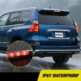 Third Brake Light for Toyota XA40 2013-2018 and GX460 2010-2019 | for Toyota XA40 2013-2018, GX460 2010-2019, High Mount 3rd Stop LED Tail Van SUV Rear Cab Center Lamp, Smoked Lens