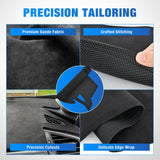 Dash Cover for Honda Civic 2016 2017 2018 2019 2020 2021, Custom Fit Suede Dashboard Mat Non‑Slip Sunshade Glare Protector Interior Accessories Black