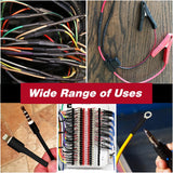 130 Pcs 3:1 Dual Wall Adhesive Heat Shrink Tubing Kit, 6 Sizes(Dia): 1/2 Inch, 3/8 Inch, 1/4 Inch, 3/16 Inch, 1/8 Inch, 3/32 Inch,Electrical Wire Cable Wrap Tube Assortment