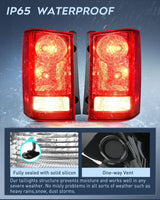 Taillight Assembly Compatible with 2009 2010 2011 2012 2013 2014 2015 Honda Pilot Red Clear Tail Lights Rear Lamp Replacement OE Style Driver and Passenger Side w/Bulbs