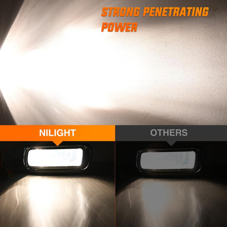 Fog Light Assembly Fog Lights Assembly Compatible with 2004 2005 2006 Ford F-150 F150 Left Driver and Right Passenger Side Clear Lens w/H10 12V 42W Bulbs