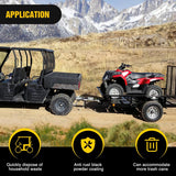 ATV/UTV Three-Way Hitch 3500lbs Three-Way Lawn Mover Adapter 3 Inch Drop/Rise, Heavy Duty Universal ATV Hitch Attachments, Trailer Hitch Adapter
