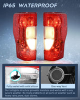 Taillight Assembly Compatible with 2020 2021 2022 Ford F250 F350 Super Duty Non Blind Spot Halogen Type Rear Tail Light Driver and Passenger Side