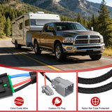 Wiring Harness Kit Brake Controller Wiring Harness Adapter for Ram 1500 2500 3500 Dodge Pickup 2013 2014 Factory Towing Package Required Towing Hitch Trailer RV