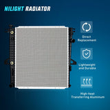 Radiator for Ford Explorer 4.0L V6 1998 1999 2000 2001, Ranger 3.0L V6 1999-2002 2003 2004 2005 2006 2007 2008, B3000 B4000 1998-2009