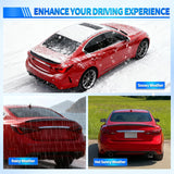 Spoiler Fit for Infiniti Q50 4 Door Sedan 2014 2015 2016 2017 2018 2019 2020 2021 2022 2023 2024 Spoilers for Cars Rear Spoiler Wing ABS Rear Trunk Lip Accessories No-Drill, Glossy Black