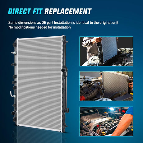 Radiator for Toyota Camry Solara 1997 1998 1999 2000 2001,Automatic Transmission Replace# 1640003140, 1640003141
