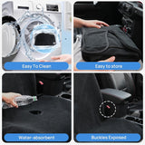 Car Seat Cover Black Terry Fabric Water and Sweat Absorbent Ideal for Running Gym Workouts Beach Swimming and Hiking Suitable for Cars Truck SUV