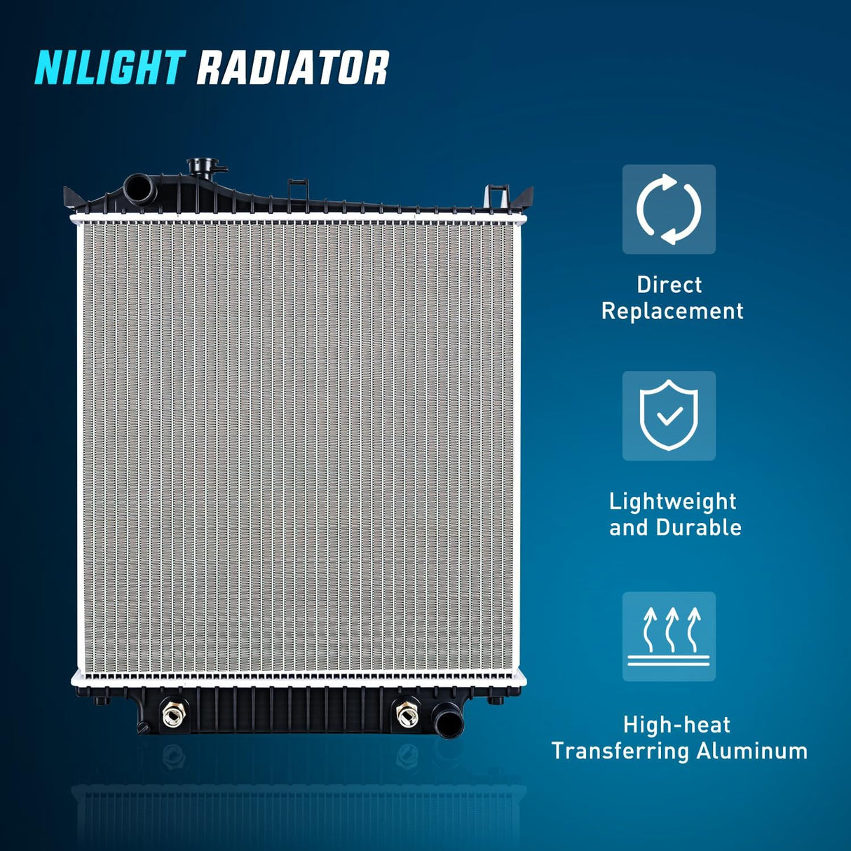 Radiator for Ford Explorer V6 V8 4.0L 2006, Explorer Sport 2007, Mercury Mountaineer 2006