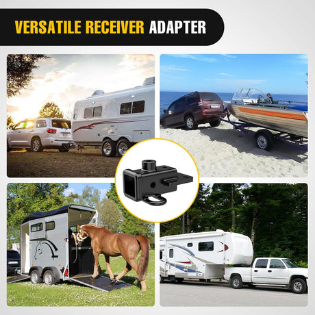 2 Inch Rear Trailer Hitch Receiver Class 3 Tow Towing Hitch & Cover Kit for Dodge Ram 1500 2019 2020 2021 2022 2023 2024 2025 with Hitch Cover
